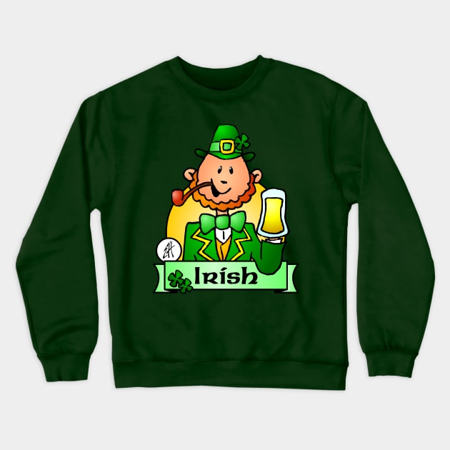 Irish lad Crewneck Sweatshirt by Cardvibes